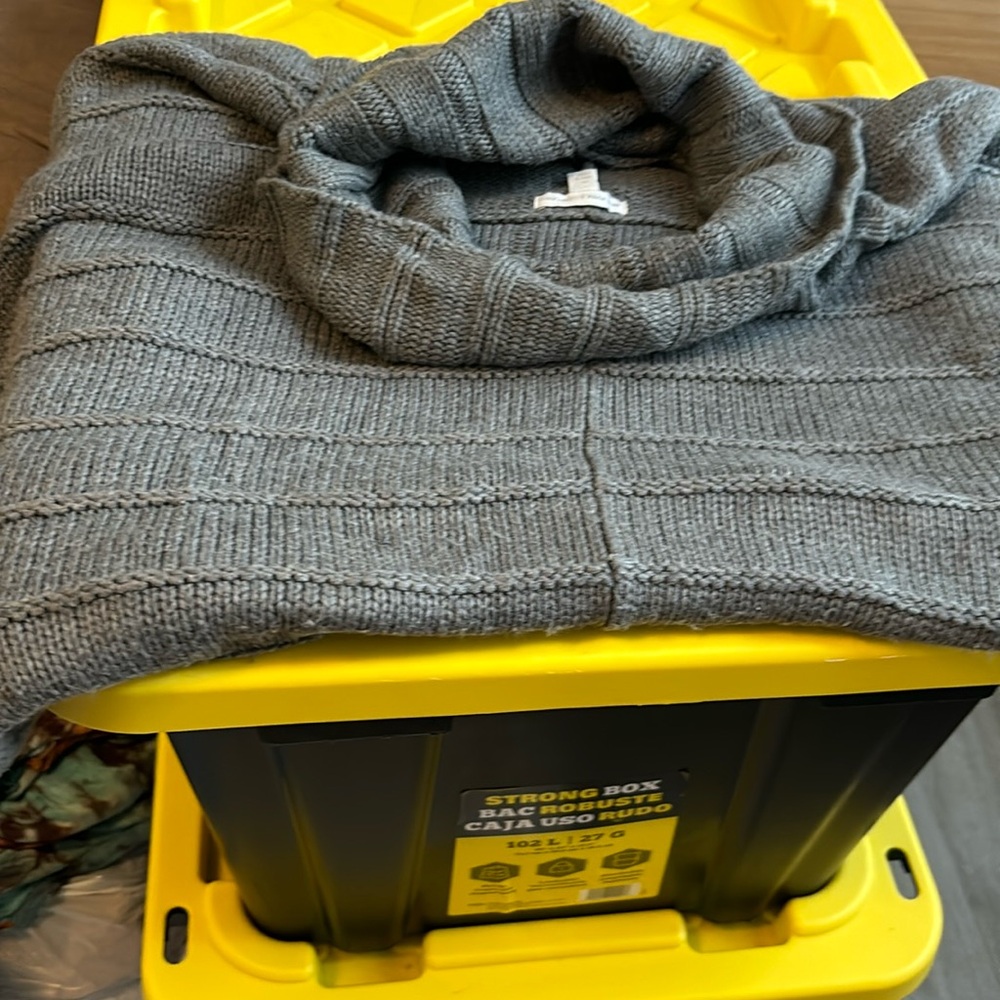 Gray sweater perfect for fall
